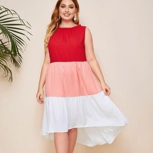 Colorblock dress